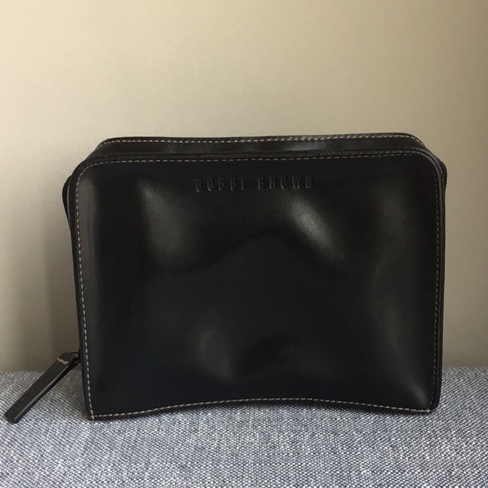 Bobbi Brown Makeup Cosmetic Travel Bag Case Zipper